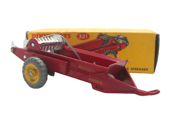 Épandeur De Fumier Dinky 321 Massey-Harris – Miniature Agricole En Boîte