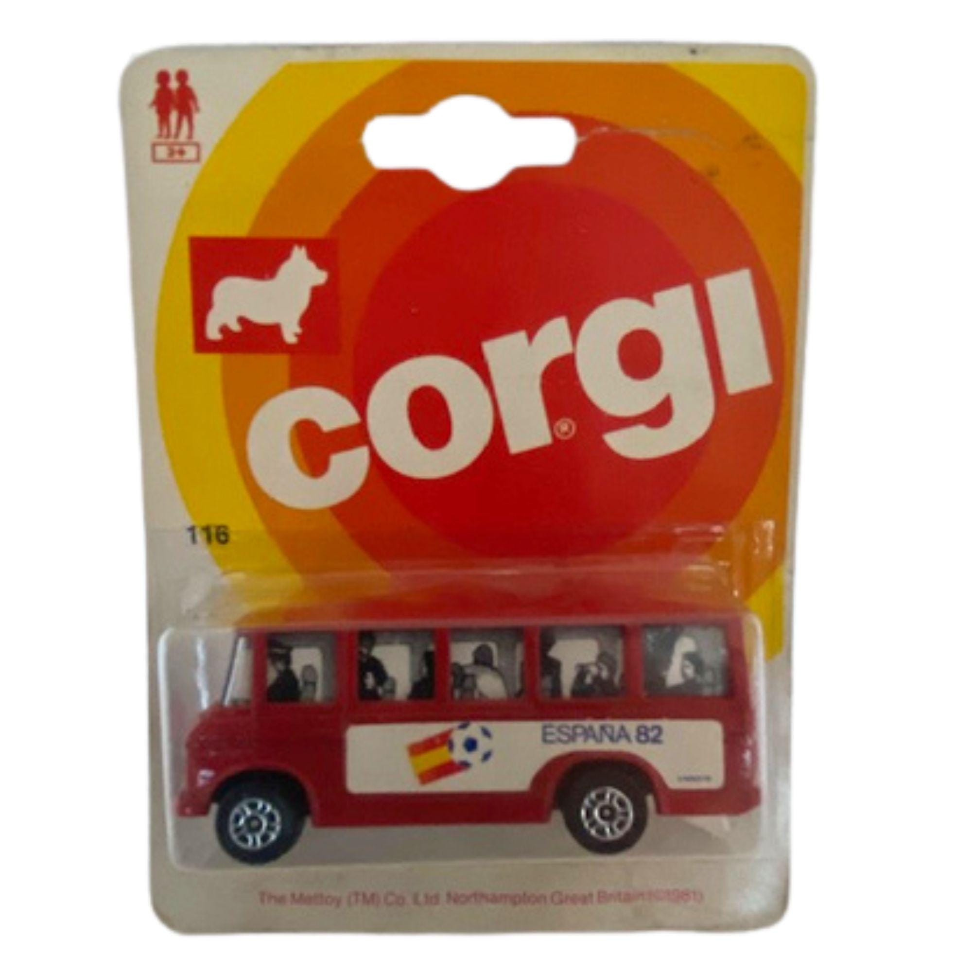 1970s Vintage Corgi Juniors 116 Mercedes Bus “españa '82”. Toy