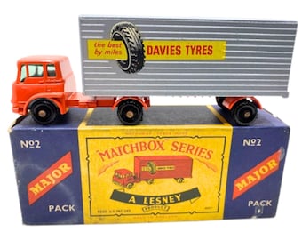 1960s Vintage Lesney Matchbox Major Pack M3a Thornycroft