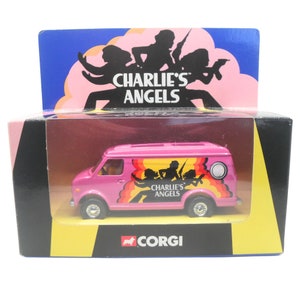 MIB Vintage 70s TV Show Charlies Angels Corgi Pink Us