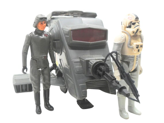 Vintage 1980s Kenner Star Wars Interceptor INT-4 Mini-rig With AT