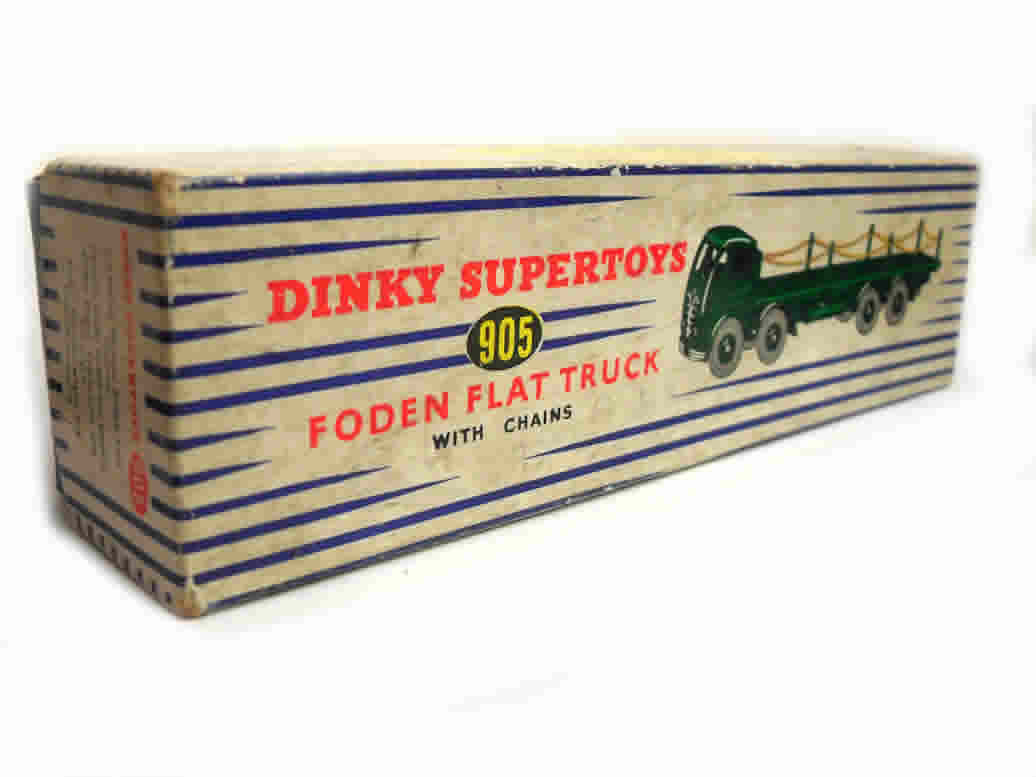 1950s Vintage Dinky 905 Foden Flatbed Lorry With Chains Toy Collectible ...