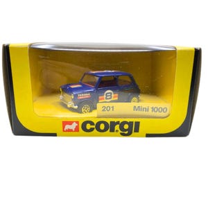 1980s Vintage Corgi 201 Mini 1000. Toy Collectible. Made in England
