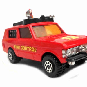 1970s Vintage Matchbox Superkings SK64 Fire Control Truck Toy Collectible England