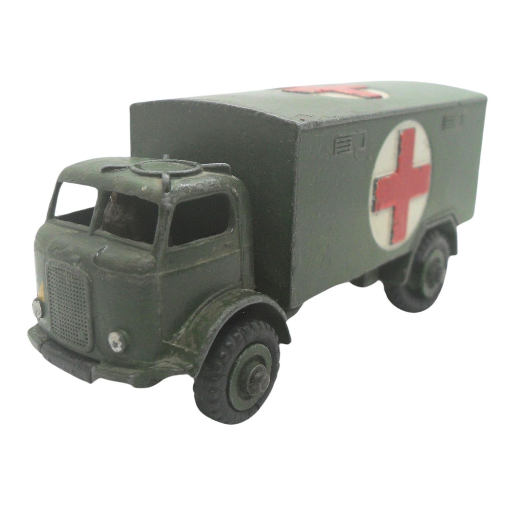 1950s Vintage Dinky 626 Military Ambulance Toy Collectible Made in