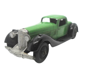 1940s Vintage Dinky 36b Bentley 2 Door Coupe. Toy Collectible. Made in England