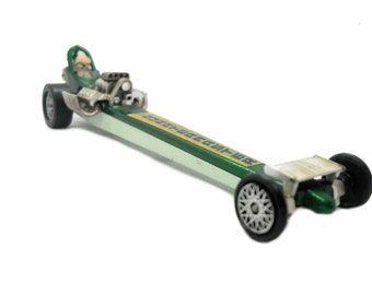 1970s Vintage Corgi 162 Santa Pod Quartermaster Dragster. Toy Collectible. Made in England