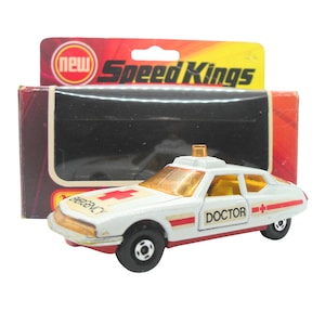 1970s Vintage Matchbox Speed Kings K-62 Citreon SM Emergency Vehicle. Toy Collectible. Made in England