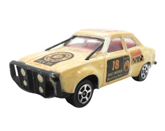 1970s Vintage Corgi Rockets 927 World Cup Rally Car [Weathered] . Toy Collectible. Made in England