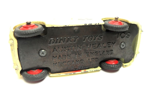 Vintage Dinky Toys 109 Austin-Healey 100 (Competition Finish) 1955-59 *BOXED