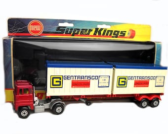 1970s Vintage Matchbox Superkings K17 -2 Scammell Crusader Container Truck. Made in England