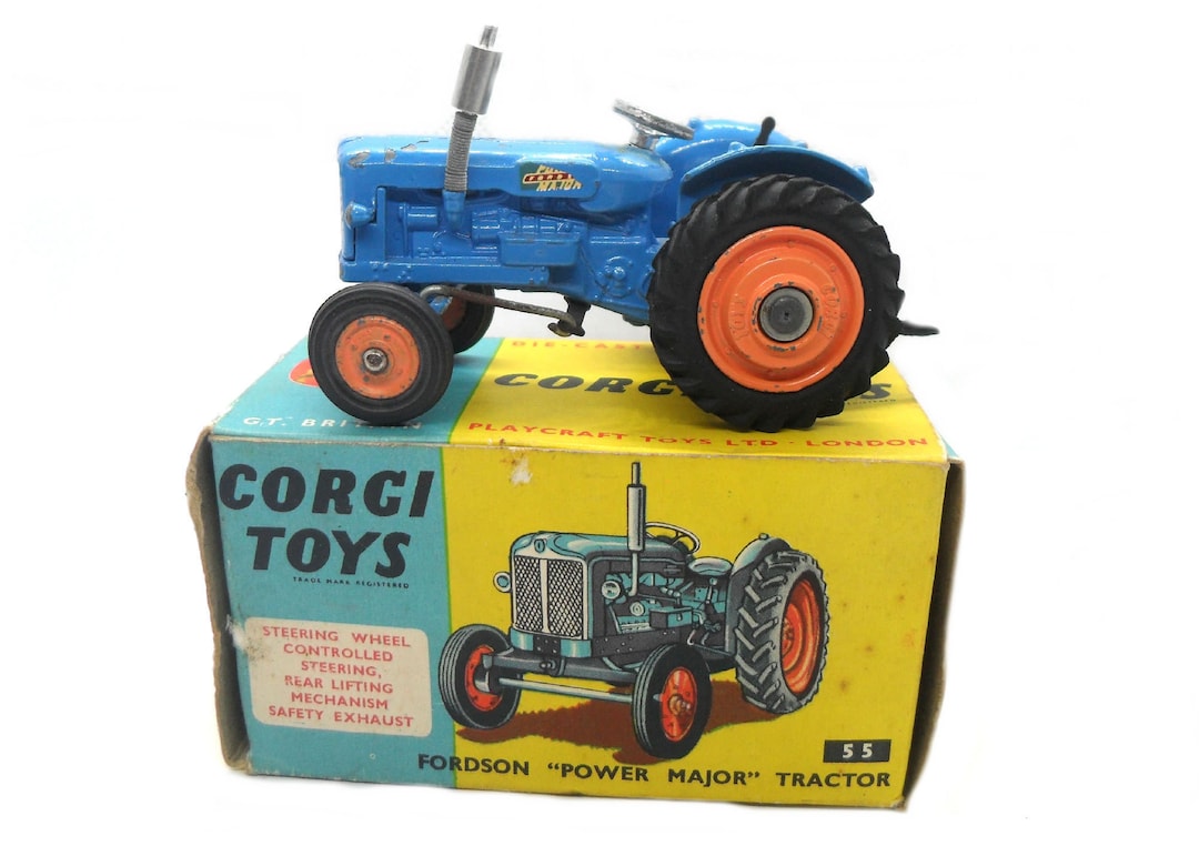 1950 年代のビンテージ コーギー 55 フォードソン「パワー メジャー