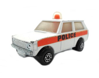 1970s Vintage Matchbox Rolomatics 20e Police Patrol Range Rover toy Collectible Made in England