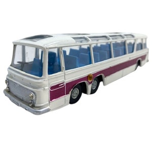 1970s Vintage Dinky 954 Bedford Vega Major Luxury Coach. Toy Collectible. Made in England