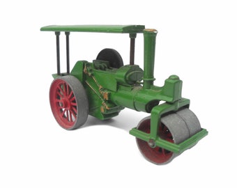 1950s Vintage Matchbox Yesteryear Y11-1 MOY Aveling & Porter Steam Roller. Toy Collectible Made in England.