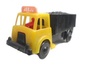 1950s Vintage Beeju Coal Lorry. EVB Plastics. Toy Collectible. Made in England