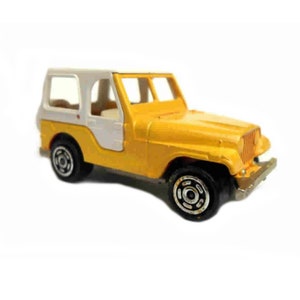 1980s Vintage Majorette 268 Jeep Toy Collectible. Made in France