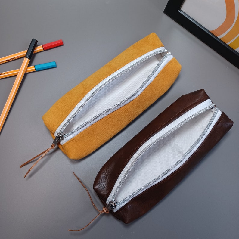 Pencil Case / Pencil Case Made of Cotton Fabric / Simple Pencil Case