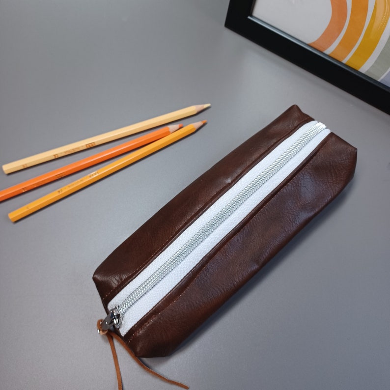 Pencil Case / Pencil Case Made of Cotton Fabric / Simple Pencil Case