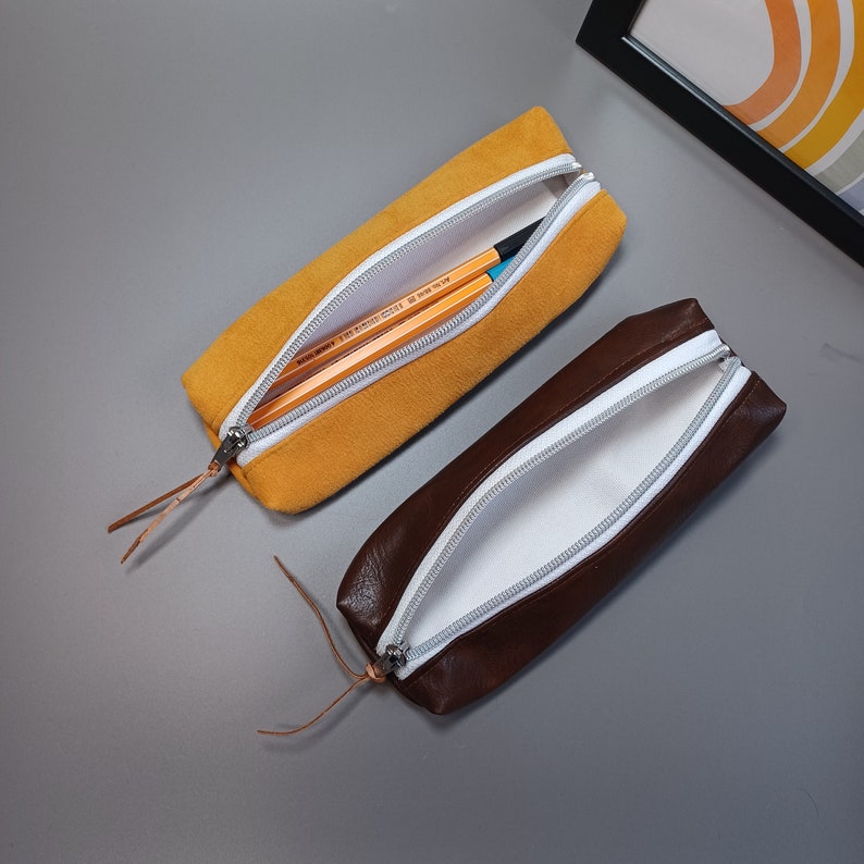 Pencil Case / Pencil Case Made of Cotton Fabric / Simple Pencil Case