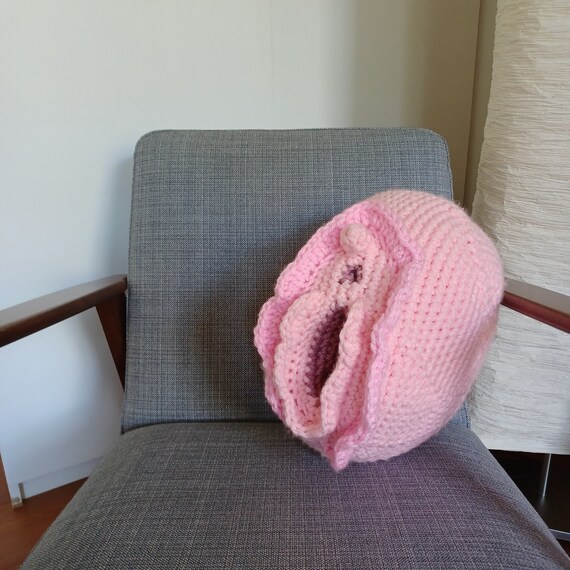 Crocheted Vulva Vagina Pillow Feminist Gift for Women Etsy