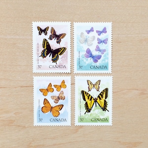 10 Vintage Butterfly Stamps Unused Tiger Swallowtail Butterflies Vintage  Postage for Mailing Invitations and Cards
