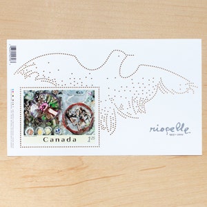 Timbres-poste Art Canada, Jean-Paul Riopelle, Enveloppes de calligraphie de mariage, Écriture de lettres, Canadien, Papeterie styliste, Québec, Montréal