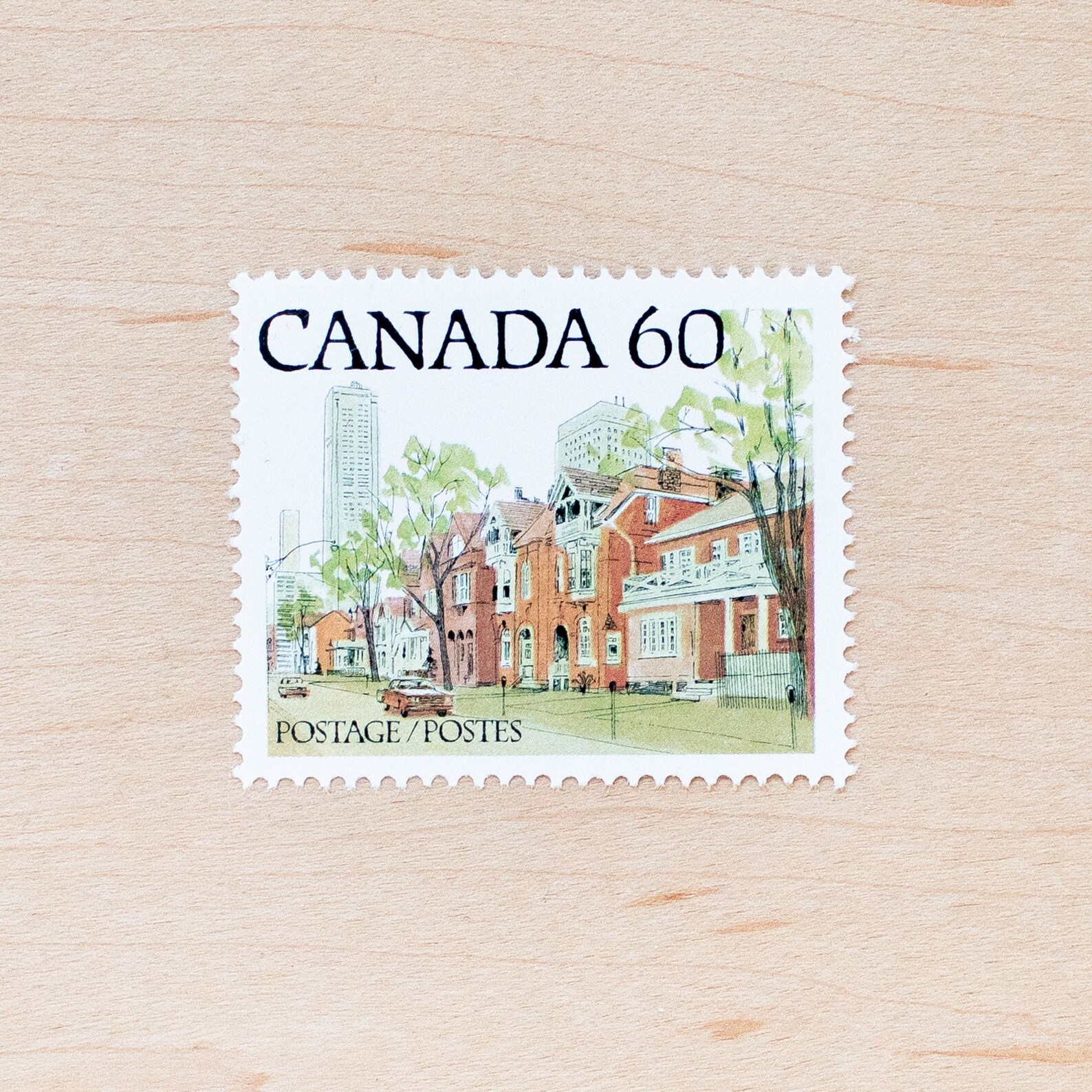 4 Ontario Street Postage Stamps Canadian City Wedding Etsy