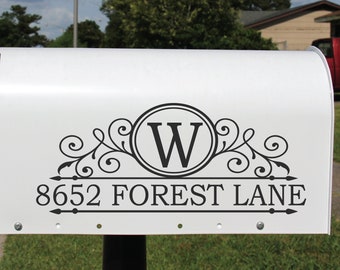 Custom Mailbox Letter Stickers - Weatherproof & Durable Vinyl Decals | 20+ Colors Available