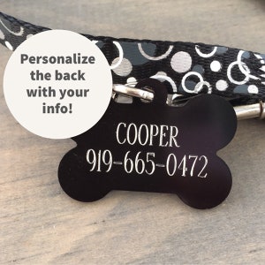 Prowling for Bitches Pet ID Tag Custom Engraved Dog Tags, Personalized Dog Tags, Unique Collar Accessories, Humorous Pet ID Charms image 2