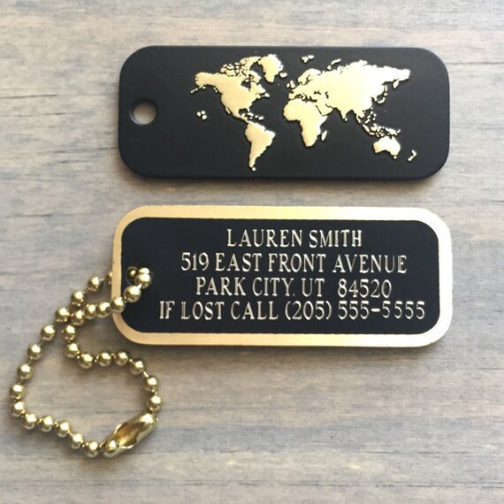 BITCHES LOVE ME Leather Luggage Tag Travel ID Label For Baggage Suitcase