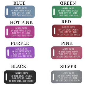 personalized luggage tags personalized luggage tags