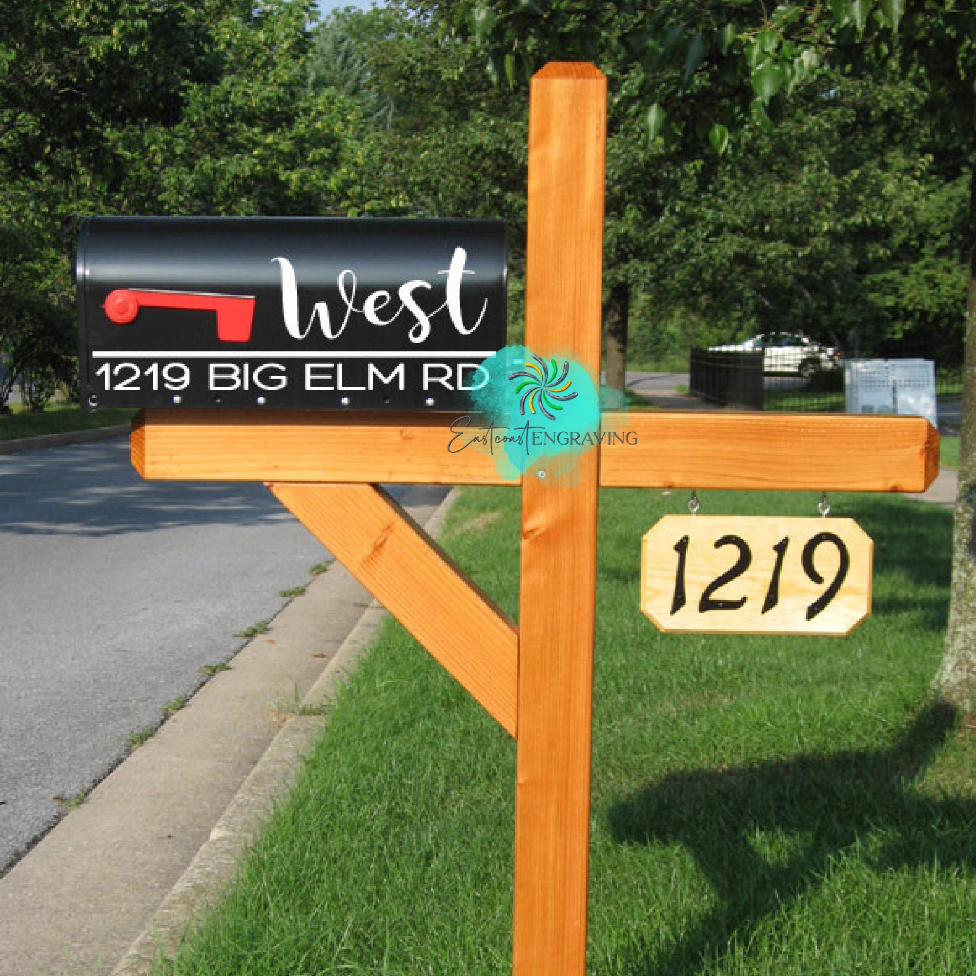 Personalized Mailbox Decal Mailbox Lettering Mailbox Etsy