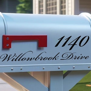 Custom Mailbox Decal - Durable Premium Vinyl, Easy Application, Boosts Curb Appeal