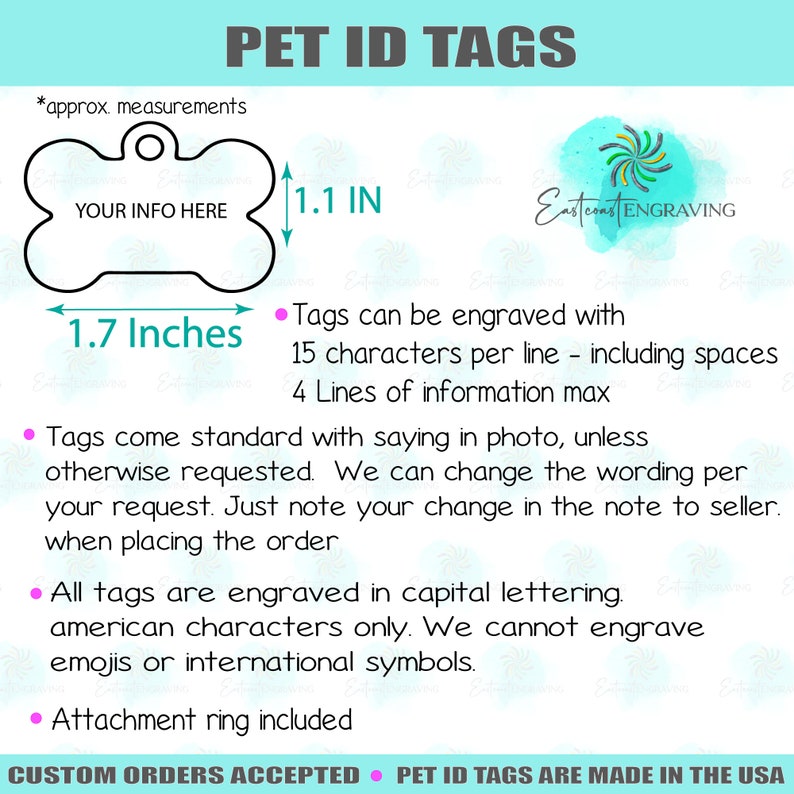Prowling for Bitches Pet ID Tag Custom Engraved Dog Tags, Personalized Dog Tags, Unique Collar Accessories, Humorous Pet ID Charms image 3