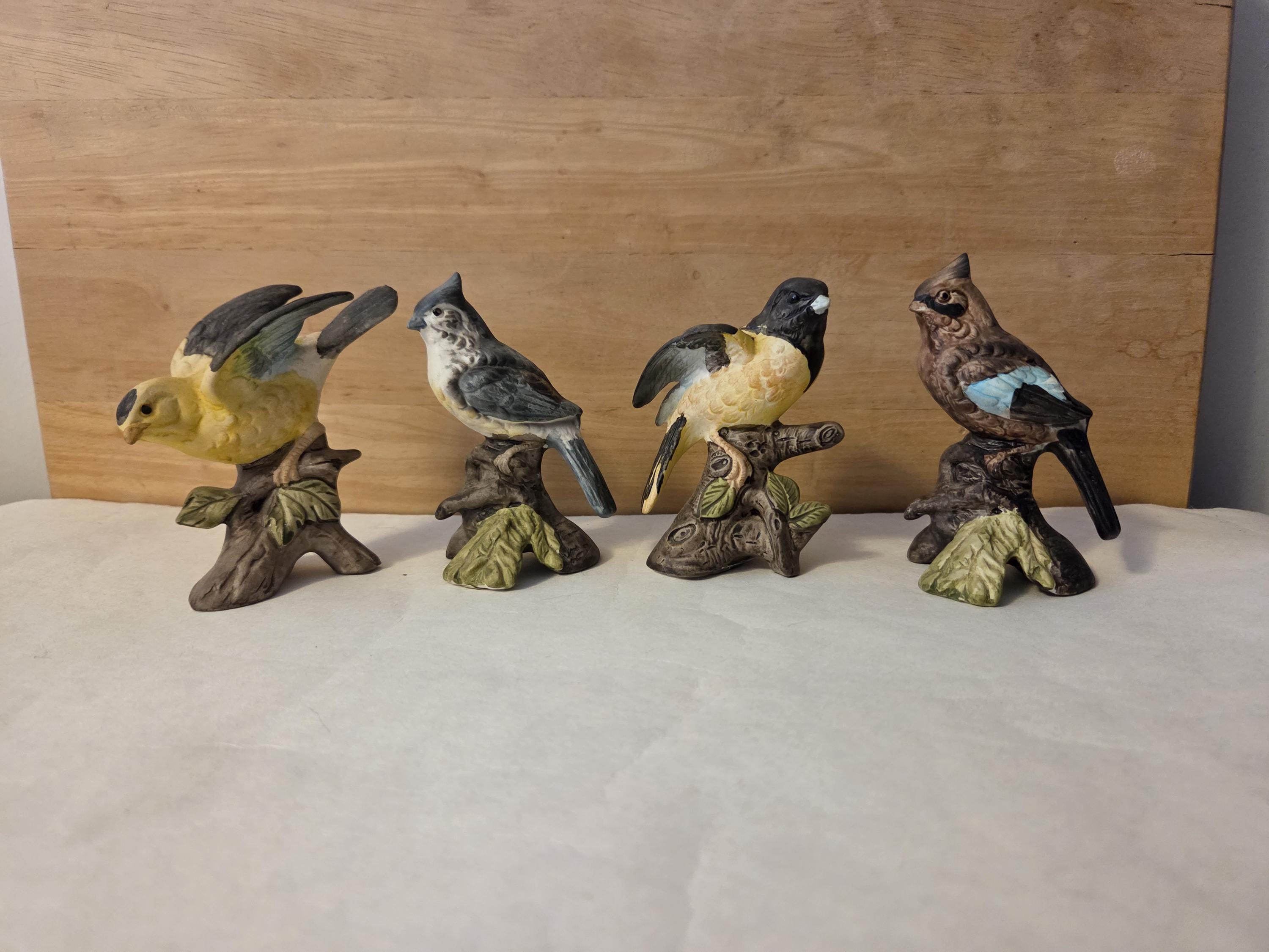 Ceramic Bird Figurines Japanese - Etsy