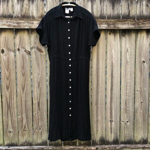 90s Crinkle Dress Xl - Etsy
