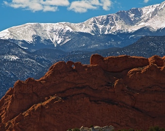 Garden of the Gods, Colorado Springs - Kissing Camels - Wall Art - Metal Aluminum Print - Beautiful Image