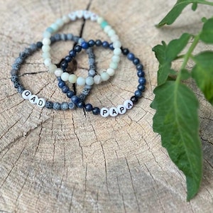 Men&#39;s bracelet, Father‘s Day, Birthday, best dad,  Custom bracelet
