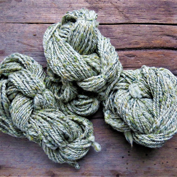 Hand Spun Yarn - Wool - JUNIPER