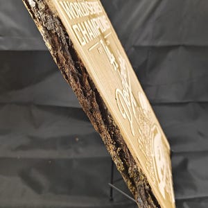 2024 MLB Champions - LA Dodgers Stadium - Engraved Wooden Sign With