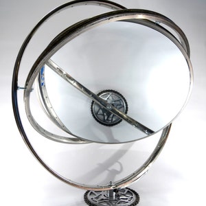 Bicycle mirror - M1 - Upcycled mirror made with bicycle parts
