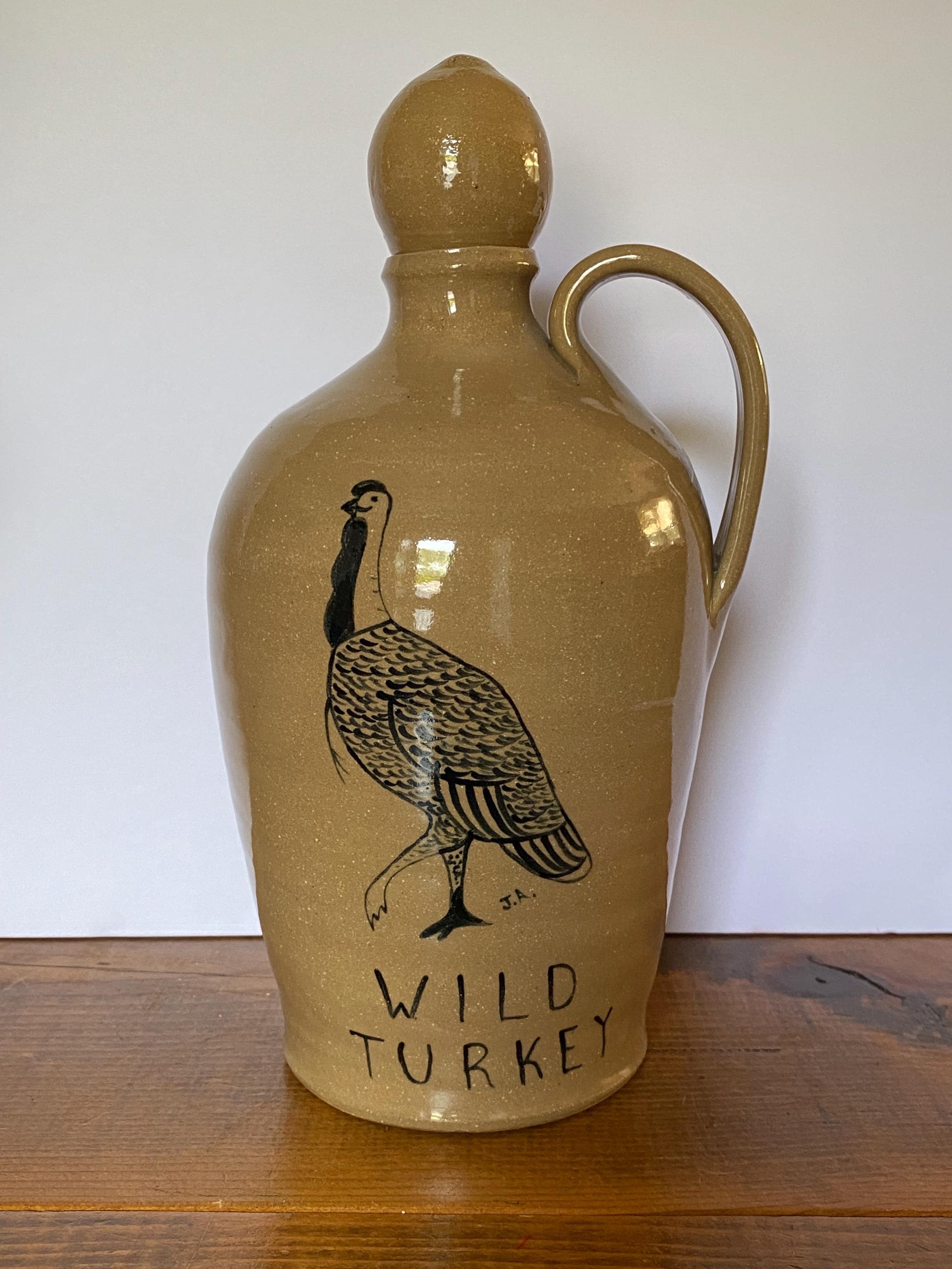 J*s様 Wild Turkey 陶器　未開栓 超希少・未開栓】ワイルドターキー 8年 陶器ボトル ターキー&スカンク