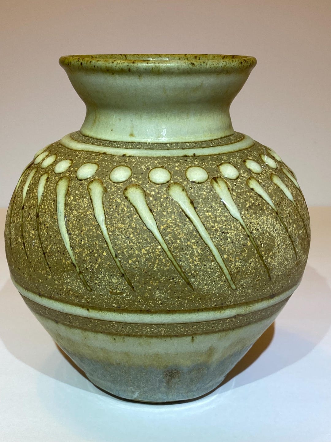 1970s Rosenbloom Pottery Vase, 6” Tall, of Knightdale, North Carolina ...