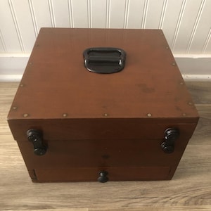 Vintage Wooden Tool Chest/Carpenters Chest