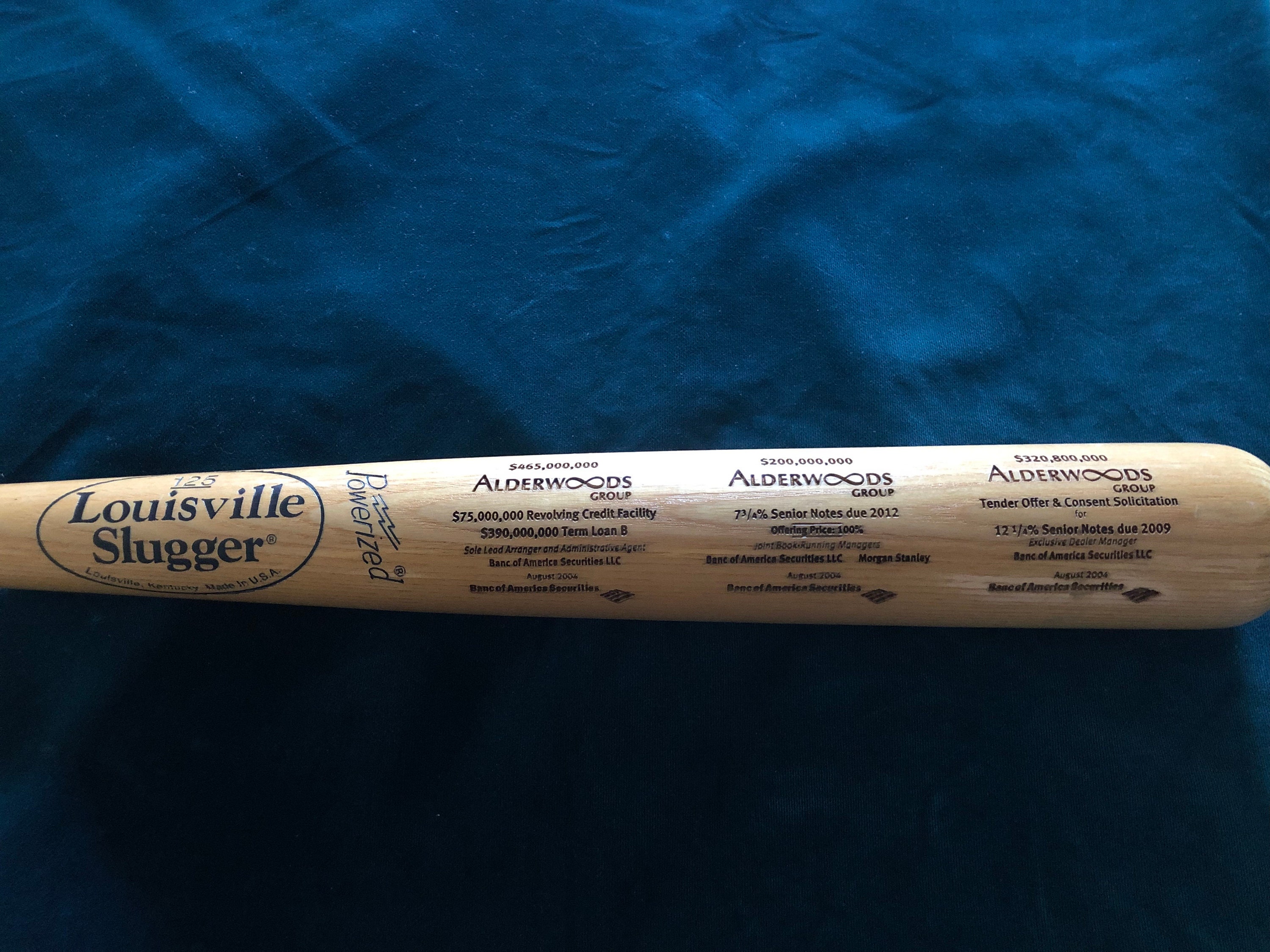 125 Louisville Slugger Lexington Legends Souvenir Mini Baseball Bat