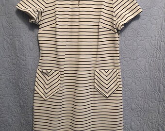 wrap dress petite size Petite Dot Print Faux Wrap Dress main image 0