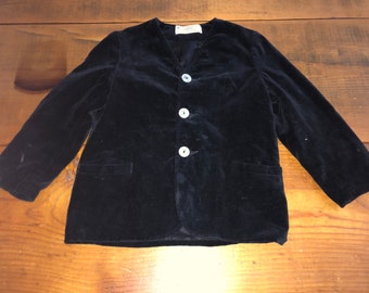 1965 Pooh Ltd Collection Black Velvet Child’s Jacket