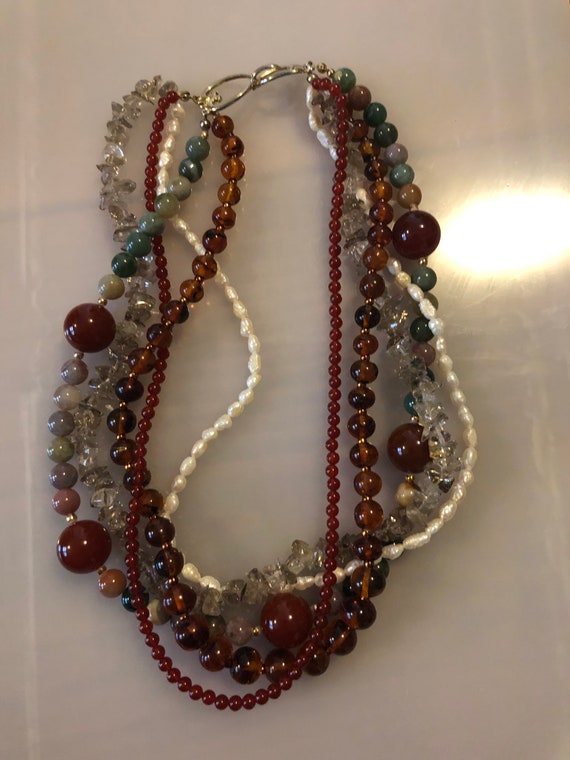 Stunning Statement Gem Necklace