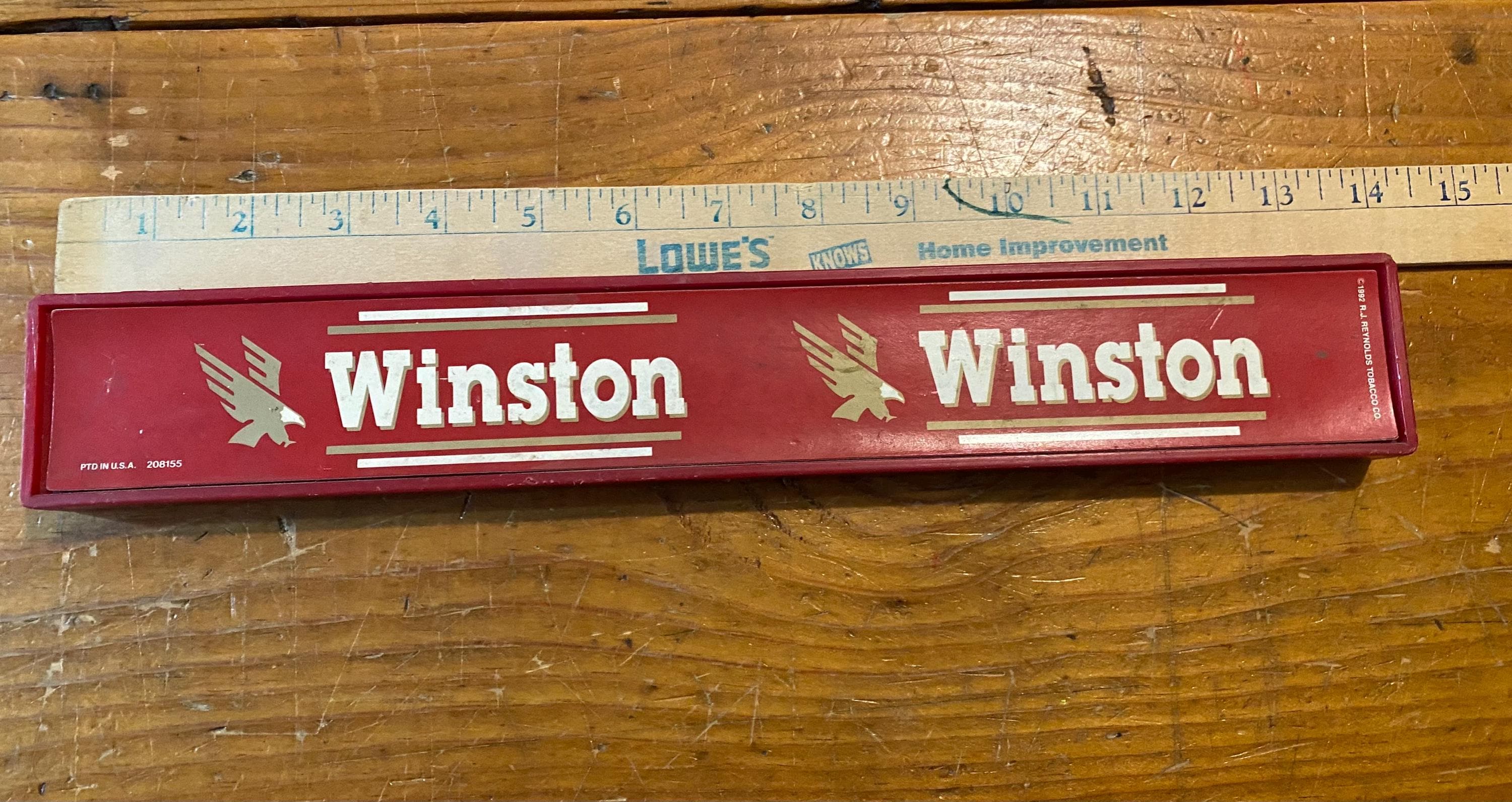 Winston Tobacco Sign - Etsy